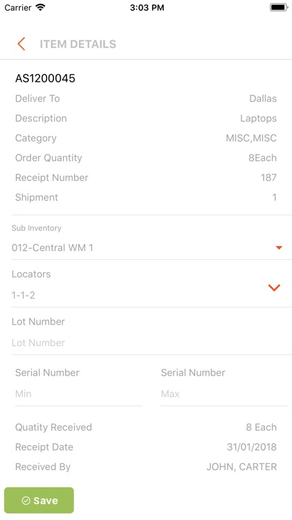 Smart PO Inspection Oracle EBS screenshot-3