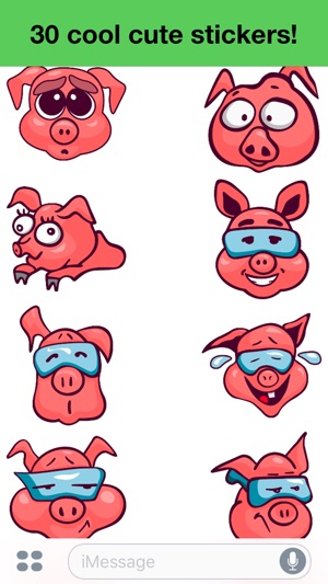 Pig - Cute stickers(圖2)-速報App