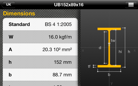 Steel Profiles UK screenshot 2