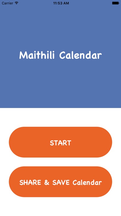 Maithili Calendar