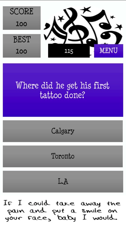 Unofficial Justin Bieber Quiz