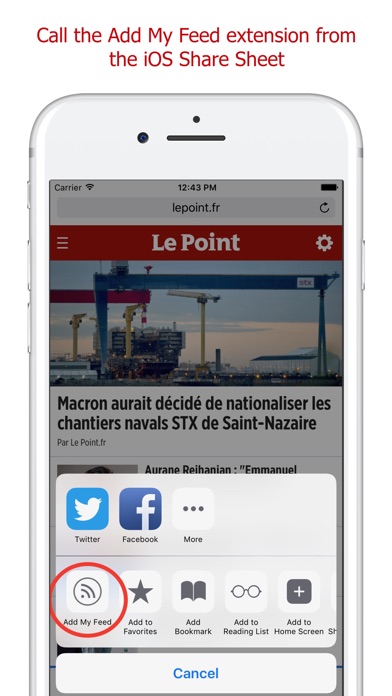 Add My Feed - RSS Ato... screenshot1
