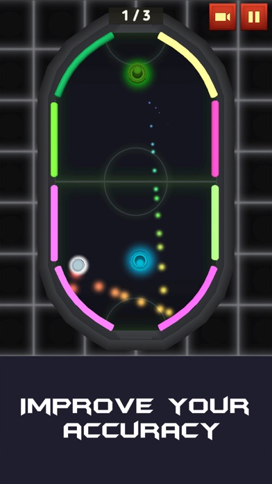 Real Air Hockey - Neon Board screenshot 2