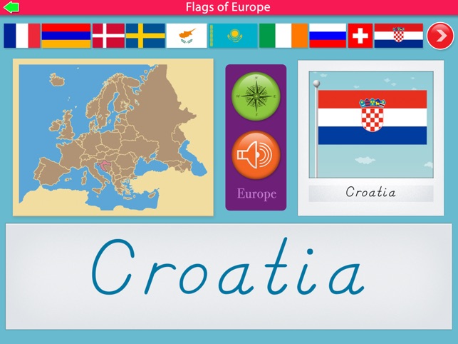 Flags of Europe - Montessori Approach to Geography(圖3)-速報App