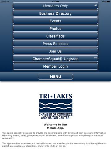 Tri-Lakes Chamber of Commerce screenshot 2