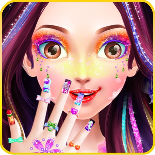 Rainbow Unicorn Fashion Salon iOS App