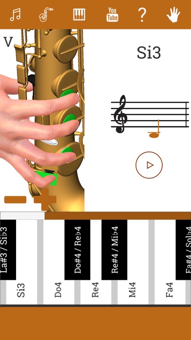 3D Saxophone Fingering Chart screenshot 3