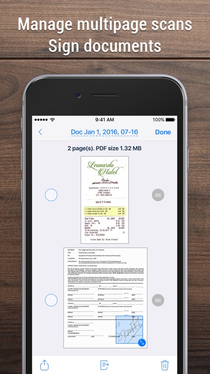 iScanner - PDF Scanner App. screenshot-3