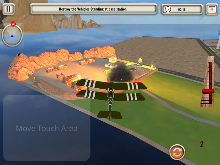 Vintage Plane Flight Simulator