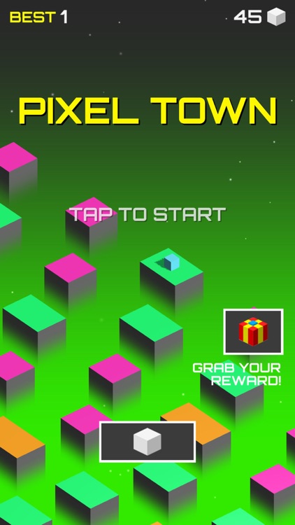 Pixel Town - Tap to Hop Ahead