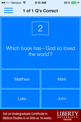 Bible Trivia Game Quiz screenshot 3