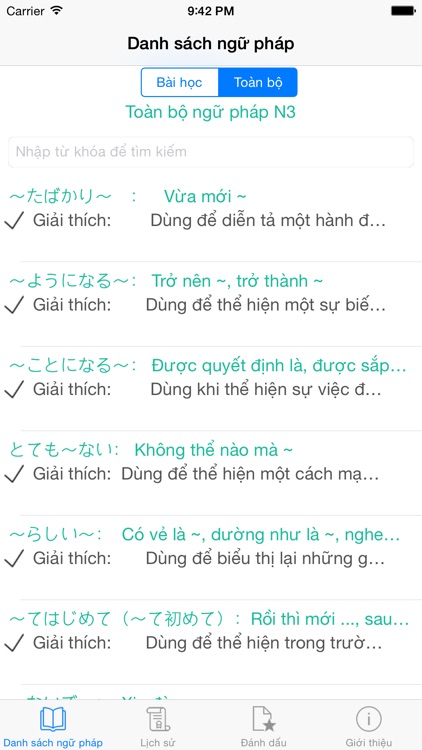 JLPT Ngữ Pháp N3 Pro screenshot-3