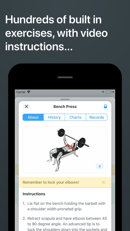 Strong Workout Tracker Gym Log