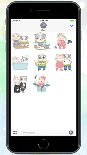 Lovely Cats Couple! Stickers(圖2)-速報App