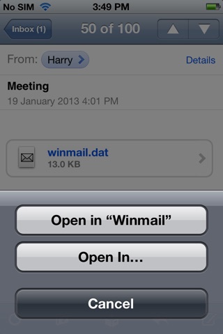 Winmail File Viewer screenshot 2