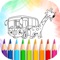 Coloring Book Pages 2018 is application for kid, designed for kids