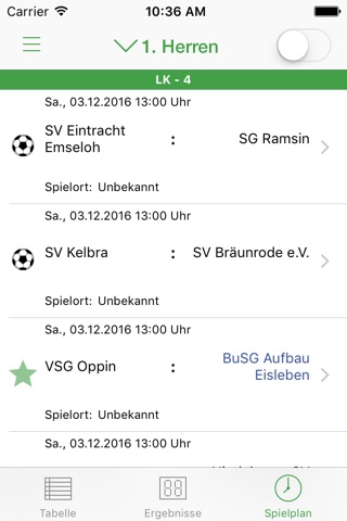 BuSG Aufbau Eisleben Fußball screenshot 2