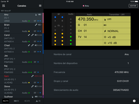 ShurePlus Channels screenshot 4