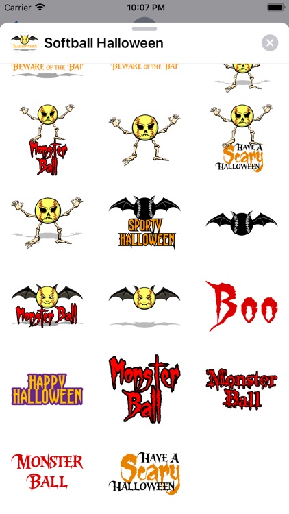 Softball Halloween