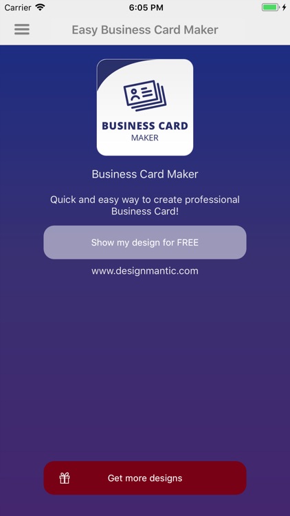 Easy Business Card Maker