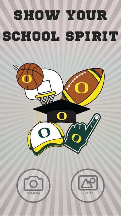 Oregon Ducks PLUS Selfie Stickers