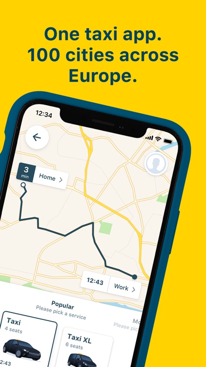 mytaxi: Tap & Move Freely