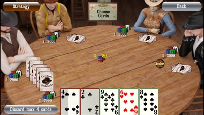 Cowboy Cardsharks Poker screenshot 2