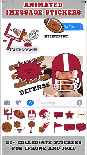 Razorbacks Animated Emojis(圖1)-速報App