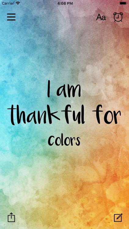 Thankful for - Gratitude Diary