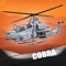 Realistic flight simulator of AH-1Z Cobra combat helicopter