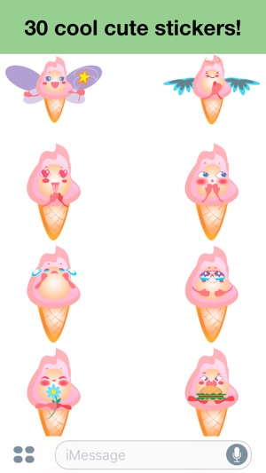 Ice cream - Cute stickers(圖3)-速報App