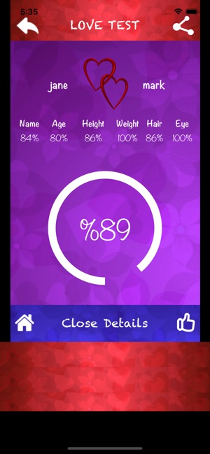愛測試| 計算愛的兼容性(圖5)-速報App