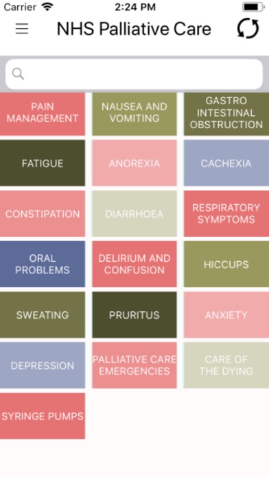 NHS Pain & Symptom Guideline screenshot 2