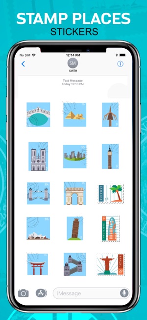 Famous Landmark Stamp Stickers(圖2)-速報App