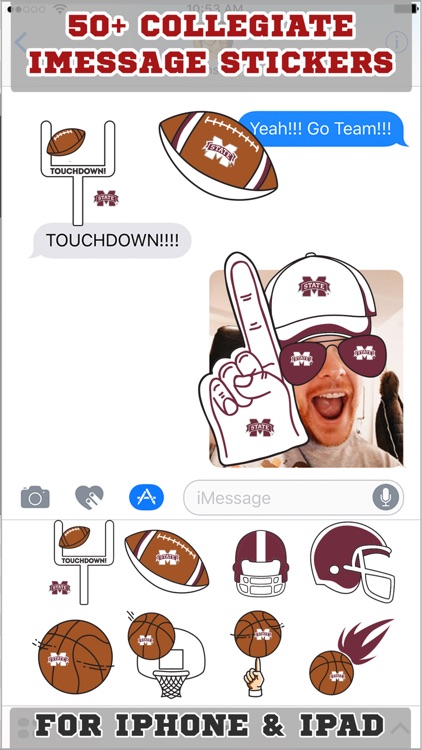 Mississippi State Bulldogs Stickers PLUS