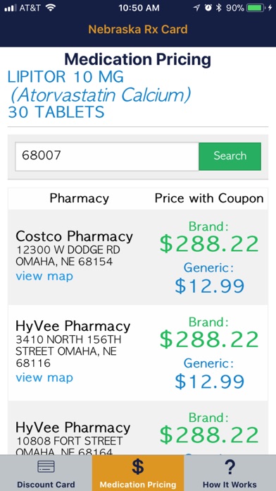 Nebraska Rx Card screenshot 4