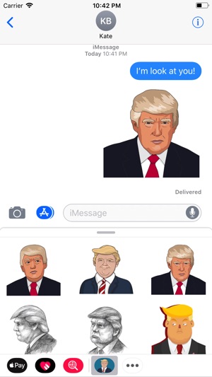 Donald Trump Emotions Stickers(圖1)-速報App