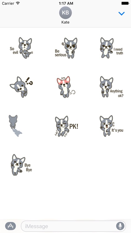 A Little Cute Corgi Stickers