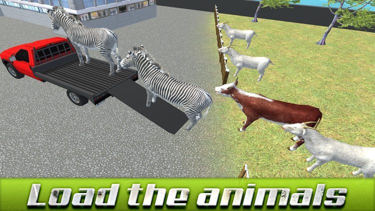 City Animal Transporter Truck 3D