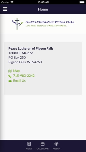 Peace Lutheran of Pigeon Falls(圖1)-速報App