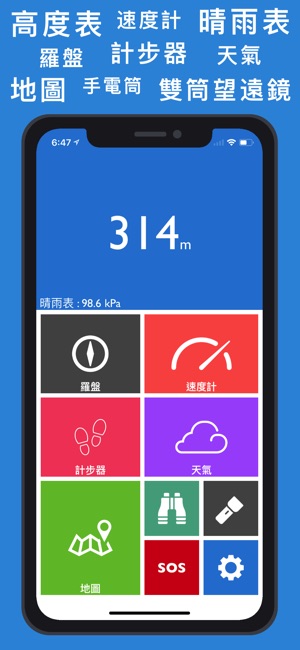 即時高度表GPS專業 - 計步器，速度計和指南針(圖3)-速報App