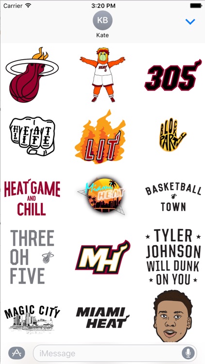 Miami HEAT Stickers
