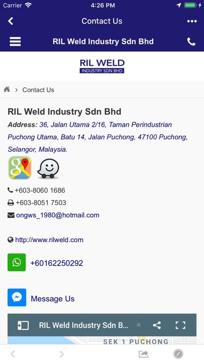 RIL Weld Industry Sdn Bhd screenshot-4