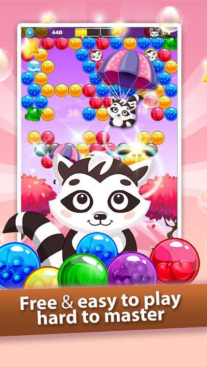 Raccoon POP ! - Bubble Shooter Mania