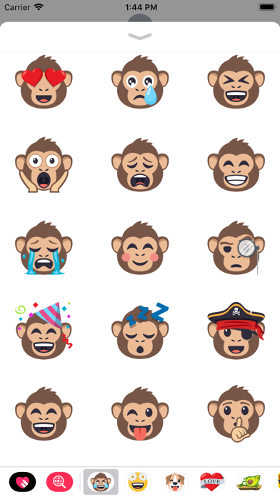 Monkey Pack by EmojiOne screenshot 2