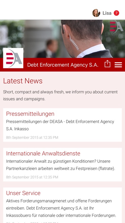 Debt Enforcement Agency S.A.