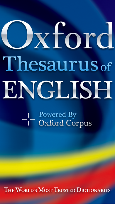 Oxford Thesaurus of English (OTE Powered by UniDict®) Screenshot 1