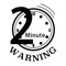 2 Minute Warning will let you know when there are 2 minutes left in the class