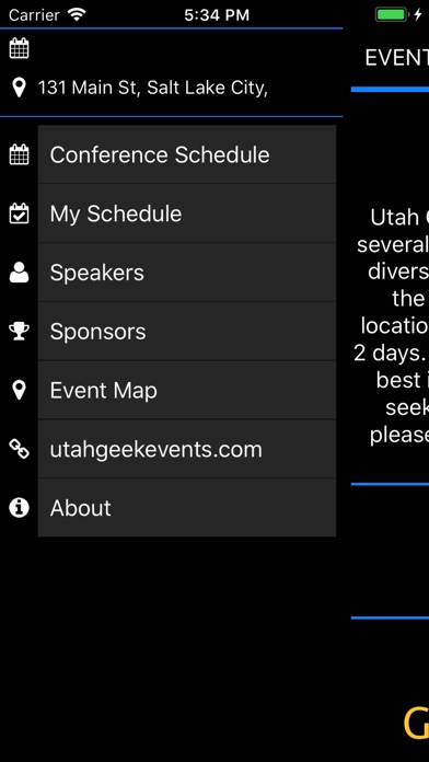 Utah Geek Events screenshot 2