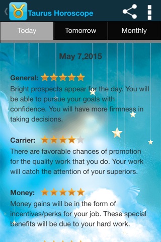 Taurus Horoscope screenshot 2